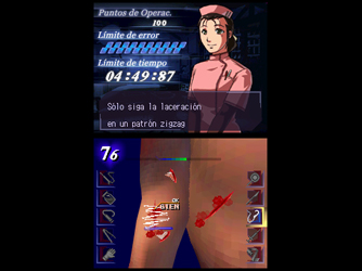 Trauma Center: Under the Knife (Nintendo DS)
Palabras clave: Trauma Center: Under the Knife (Nintendo DS)