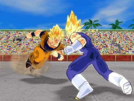 Pulsa aqui para ver la imagen a tamao completo
 ============== 
Goku y Vegeta se baten en duelo
Palabras clave: Dragon Ball Z Goku Vegeta
