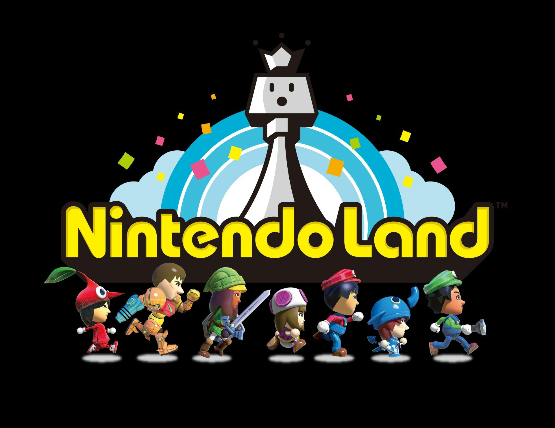 Nintendo land. Нинтендо ленд. Nintendo Land персонажи. Nintendo Land Balloon trip Breeze. Nintendo Wii игра вечеринке.